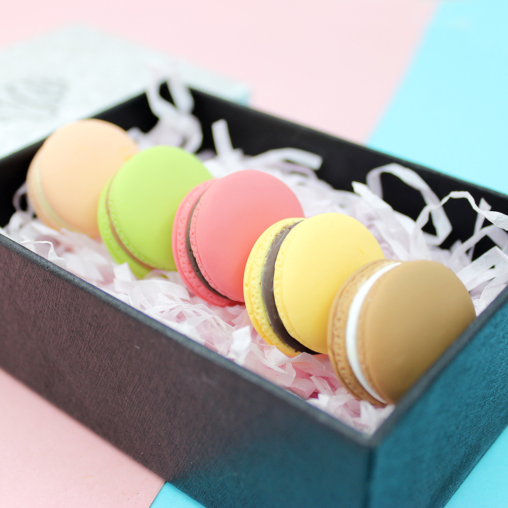 Wedding Cake Supply - 6 Buah Simulasi Model Macaron Kue