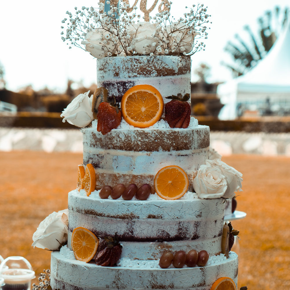Wedding Cake Supply - 4 Buah Kue Dummy Berbahan Busa,