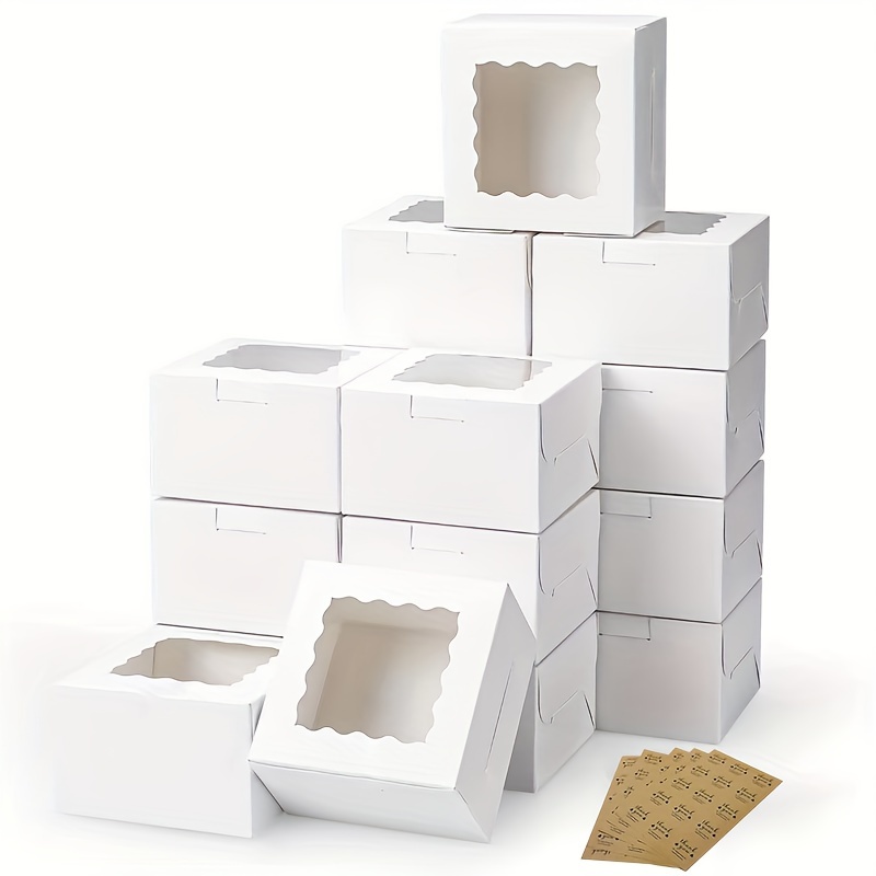 Wedding Cake Supply - 10 Buah Kotak Permen Kue Kertas