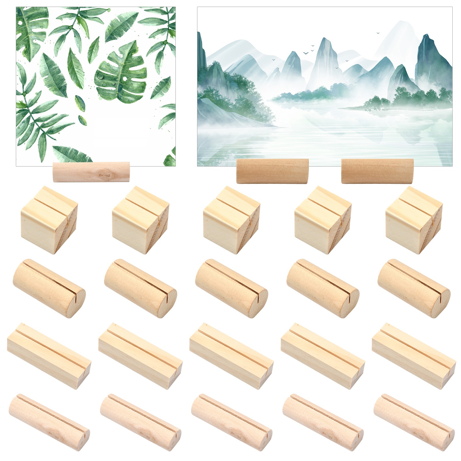 Place Card Holder - 20 Buah 4 Gaya Set Tempat