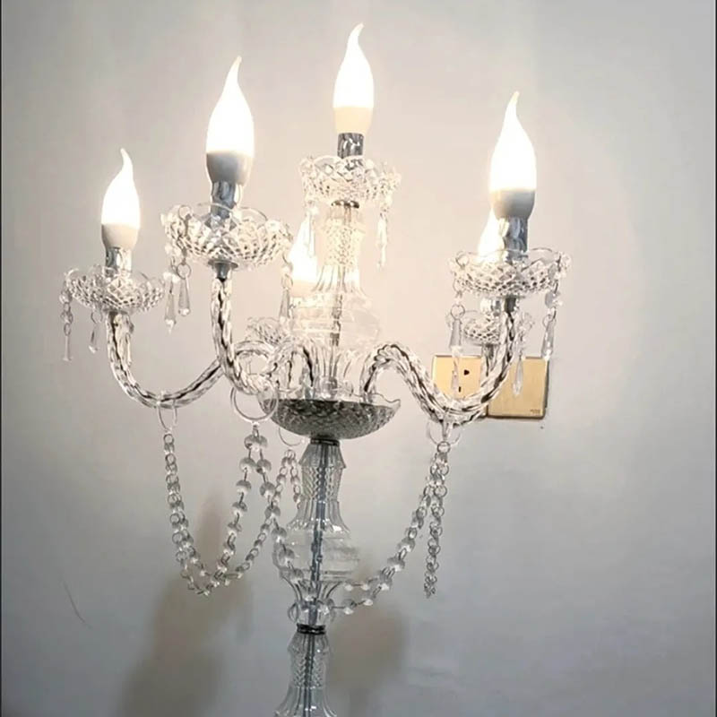 Wedding Supply Decor - Lampu Lilin Mewah Modern Hiasan Tengah