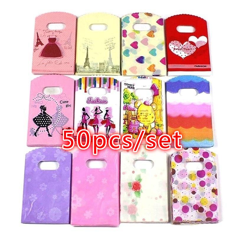 2026 50Pcs Tas Hadiah Plastik  - Wedding Supply Shops ulasan dan harga