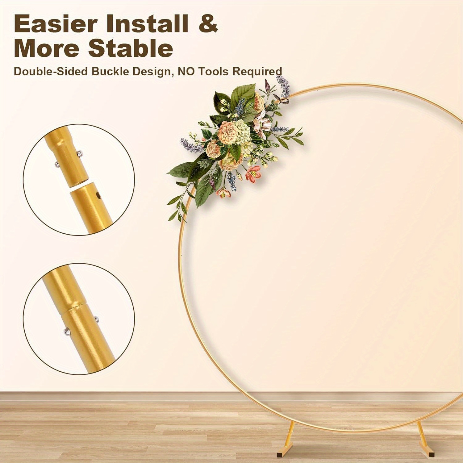 5.9-6.6-7FT Logam Melingkar Ba - Wedding Balloon Arch ulasan dan harga
