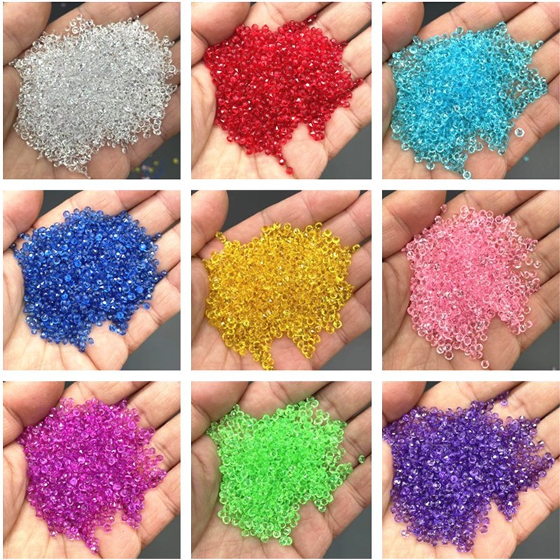 3000 pcs Mini Kristal Imitasi  - Wedding Supply Decor ulasan dan harga