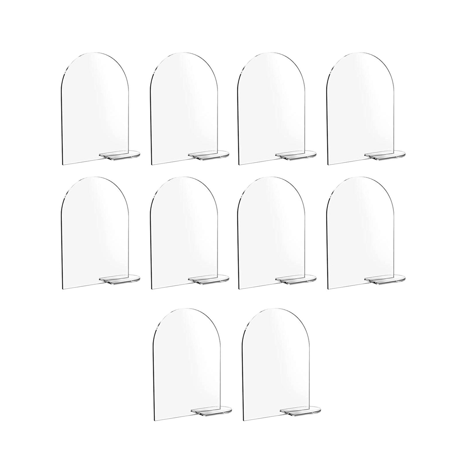 20 buah kartu nama akrilik tra - Place Card Holder ulasan dan harga