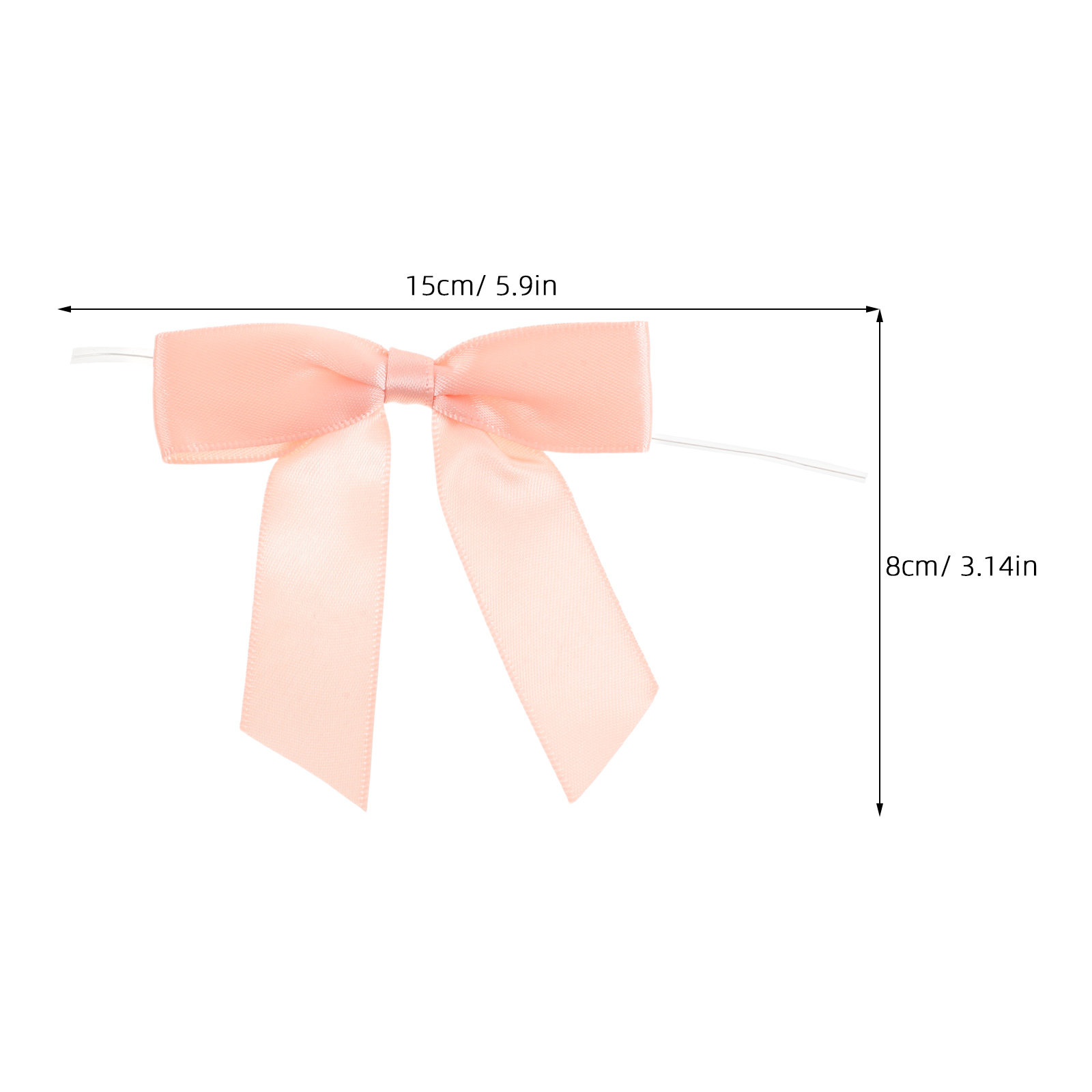 50 buah Pita Satin Dekoratif,  - Wedding Supply Decor ulasan dan harga