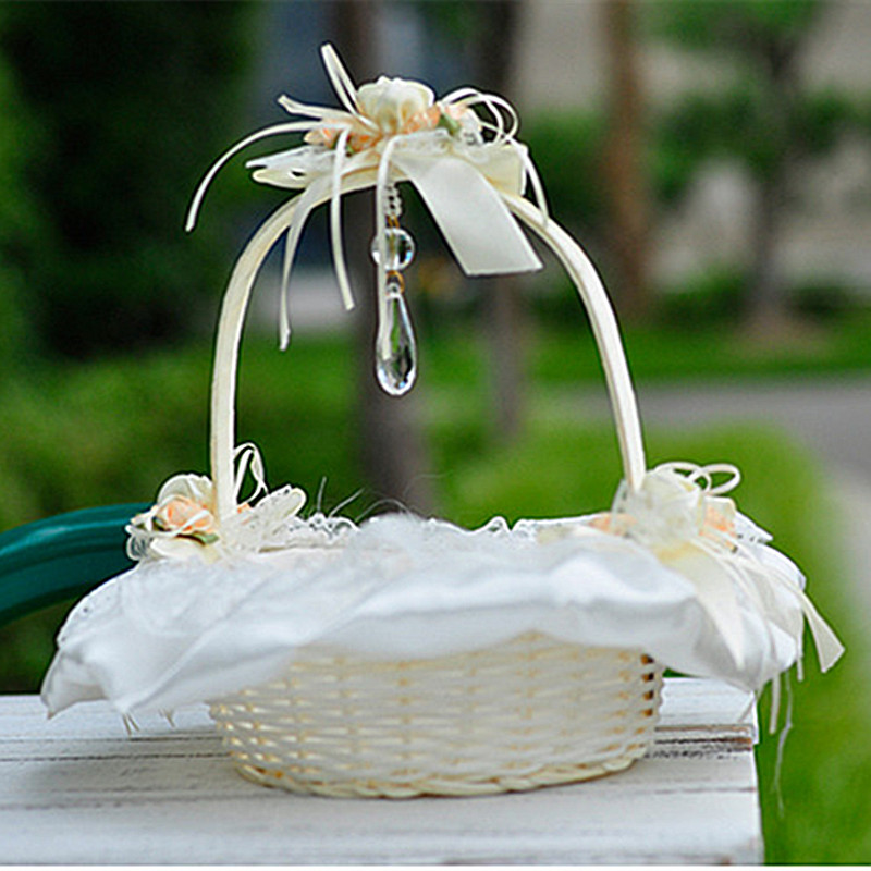 Keranjang Gadis Bunga Dekorasi - Flower Girl Basket ulasan dan harga
