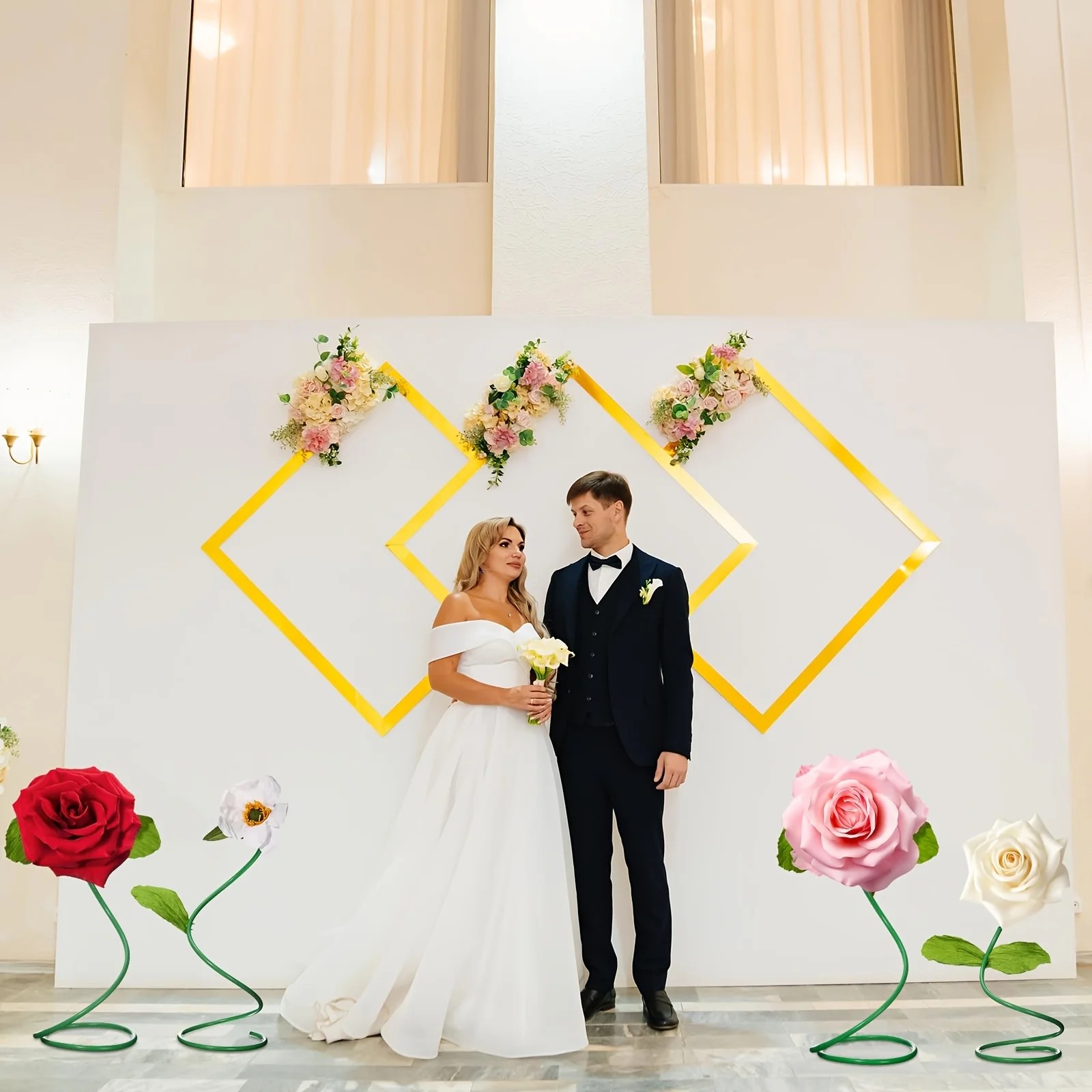 Selang bunga fleksibel yang da - Wedding Balloon Arch ulasan dan harga
