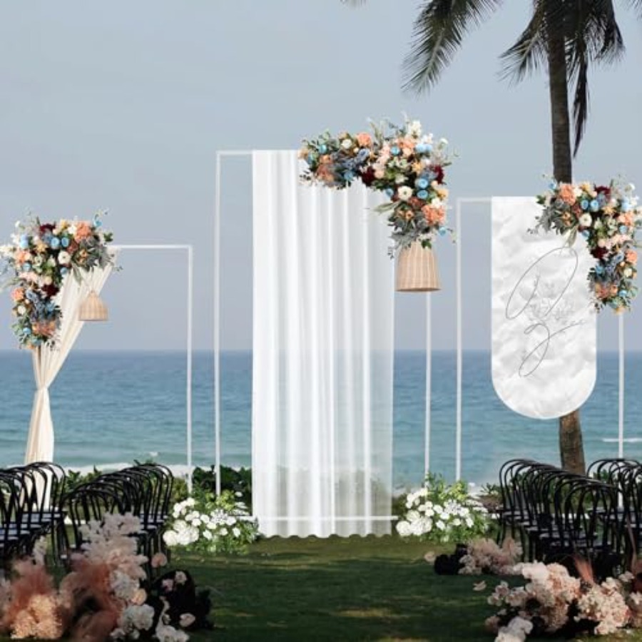 Set 3 Rak Latar Belakang Lengk - Wedding Balloon Arch ulasan dan harga