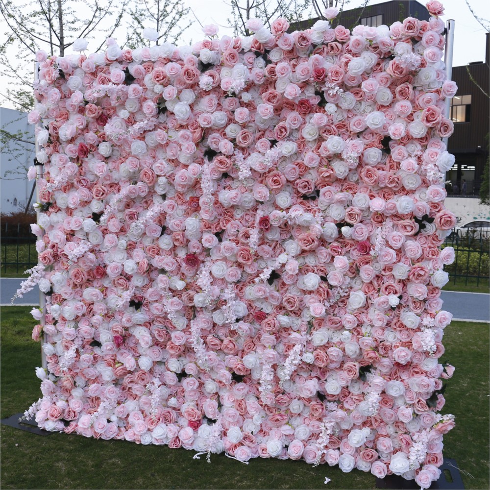 Uflower 5D Bunga Mawar Kain Pi - Wedding Backdrop Curtain ulasan dan harga