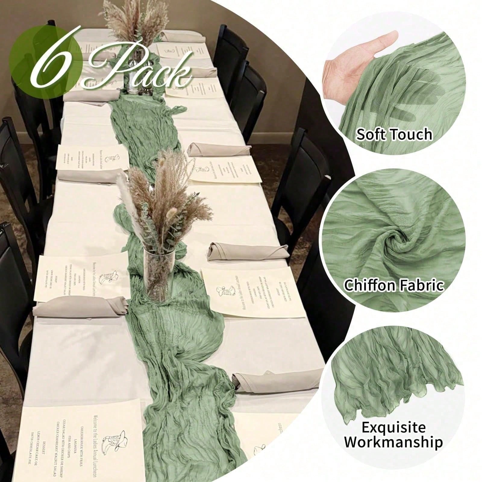 6 Paket Taplak Meja Kain Kasa  - Wedding Ceremony Supply ulasan dan harga