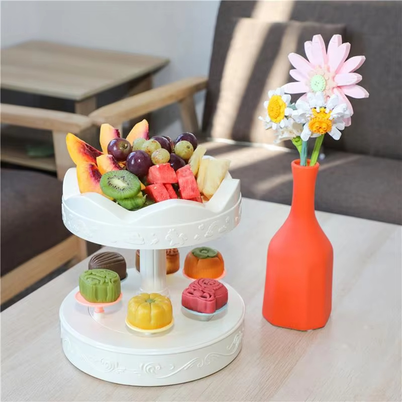 2-tier otomatis berputar duduk - Wedding Cake Supply ulasan dan harga