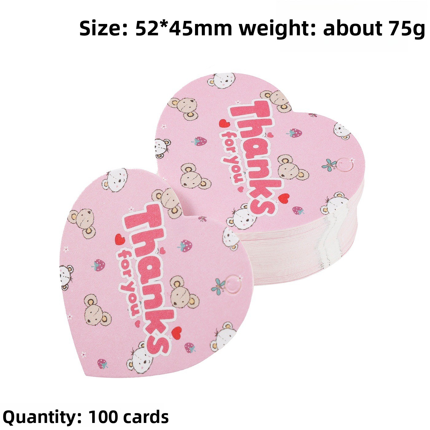 100 Buah Label Hadiah Terima K - Wedding Supply Decor ulasan dan harga