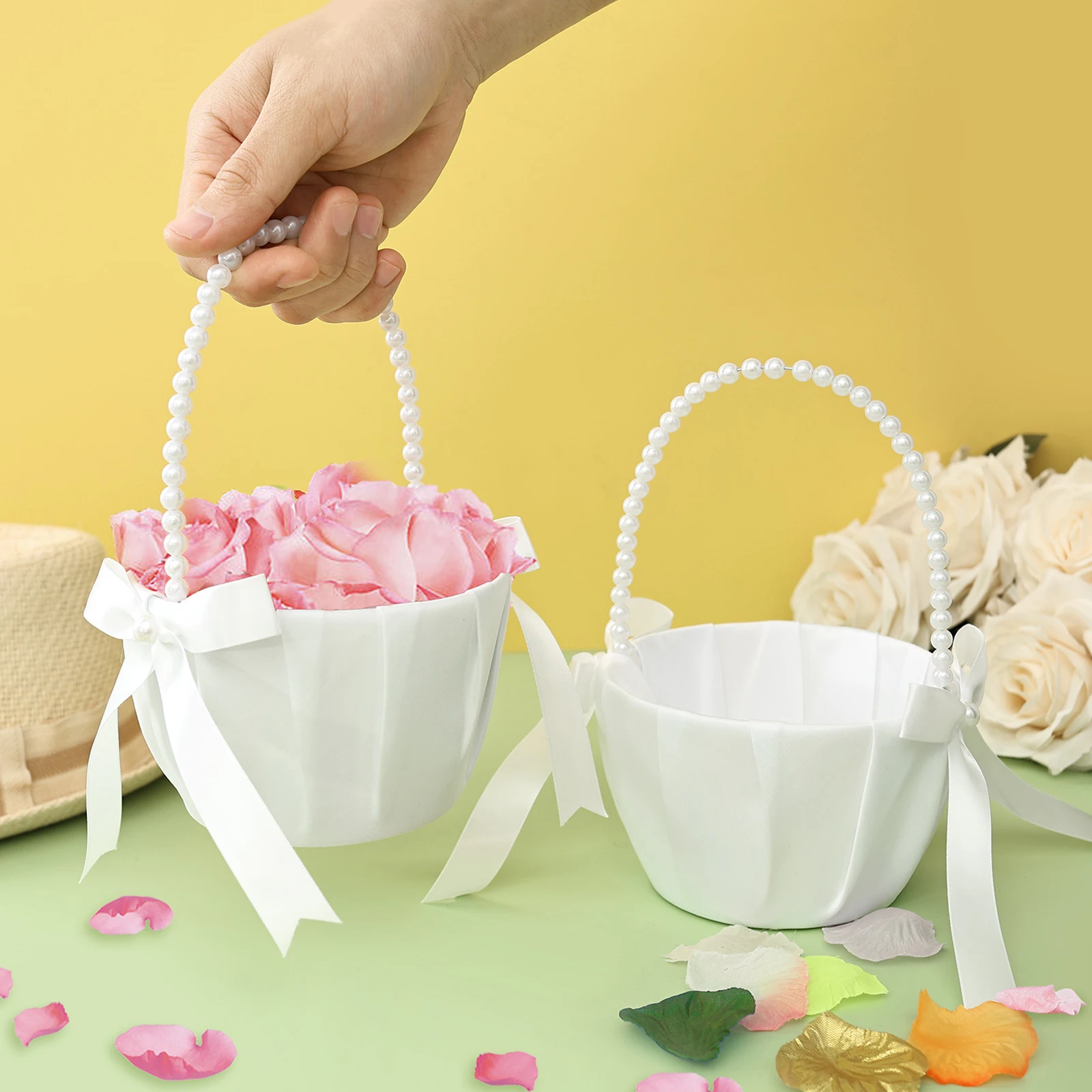 2 Buah Keranjang Bunga Pernika - Wedding Ceremony Supply ulasan dan harga