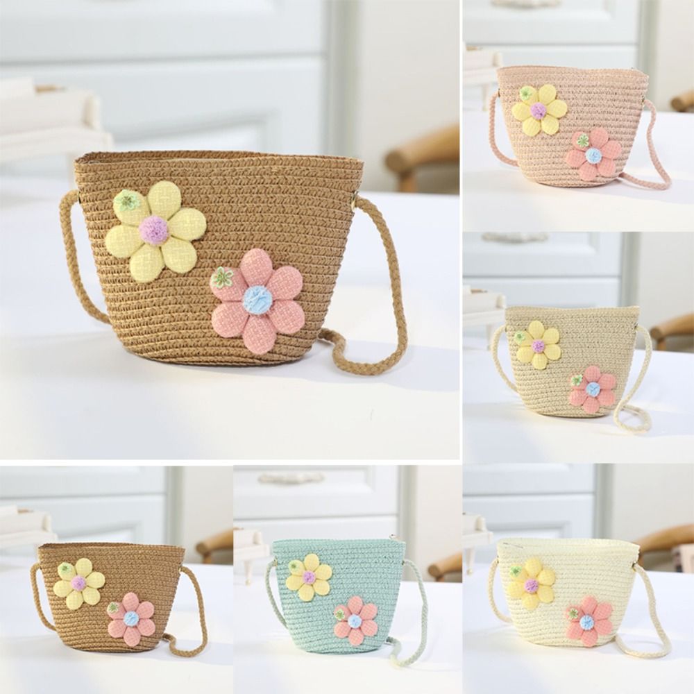 Tas Jerami Anyaman Tangan Moti - Flower Girl Basket ulasan dan harga