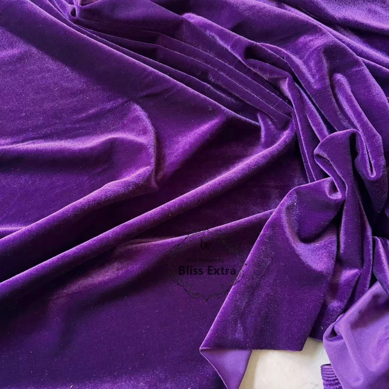 Kain Beludru Lembut Warna Ungu - Wedding Backdrop Curtain ulasan dan harga