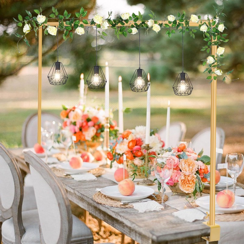 Bingkai Lengkung Meja yang Ele - Wedding Balloon Arch ulasan dan harga
