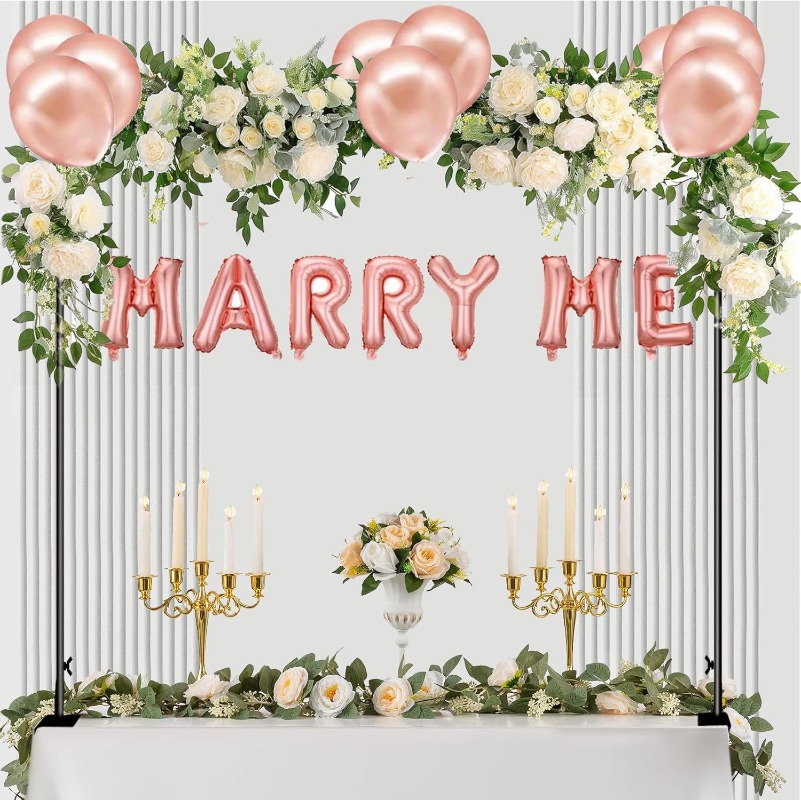 Bingkai Lengkung Meja yang Ele - Wedding Balloon Arch ulasan dan harga